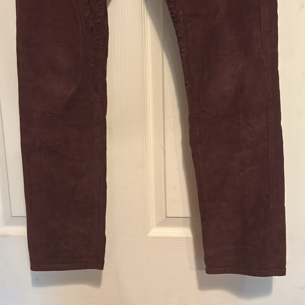 J.Crew Corduroy’s Size 28 Burgundy - Picture 3 of 7